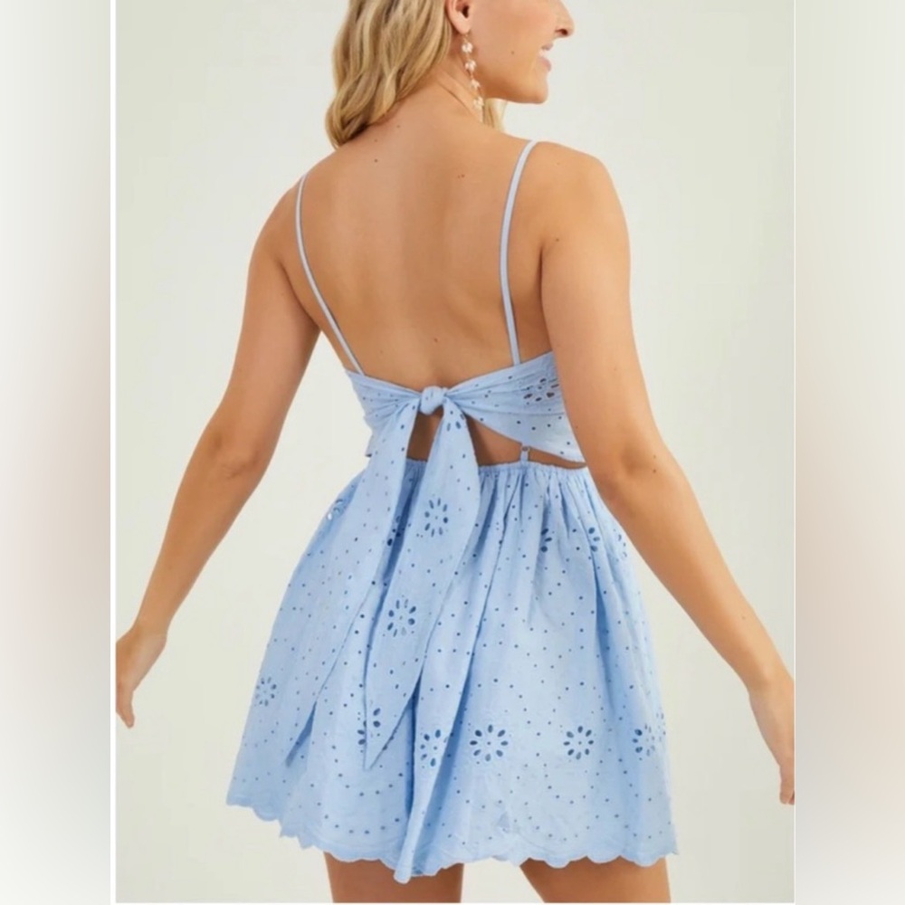 Altar’d State eyelet summer dress.  Size small.  Worn once - Picture 4 of 4